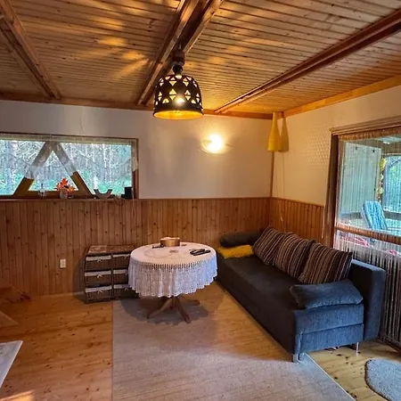 Drewniany Caloroczny W Kaszubskim Raju Ferienhaus Czarna Dabrowka