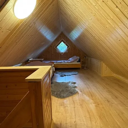 Drewniany Caloroczny W Kaszubskim Raju Ferienhaus *