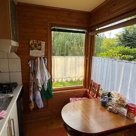 Drewniany Caloroczny W Kaszubskim Raju Ferienhaus *